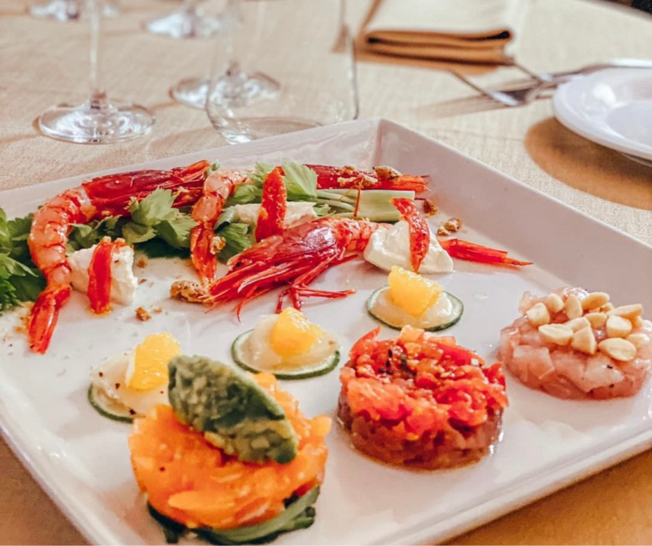 Degustazione di crudo di mare Degustazione di crudo di mare